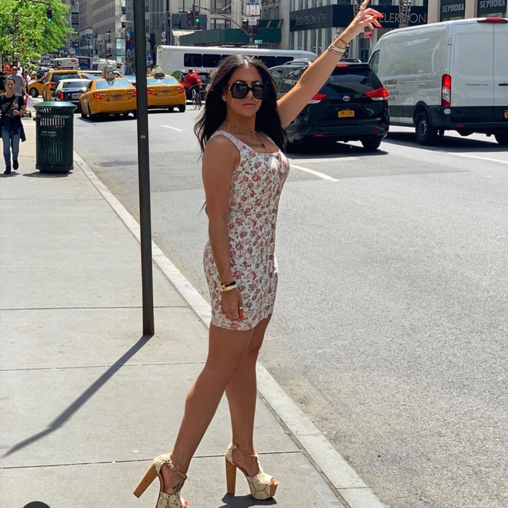 Cute button up floral dress